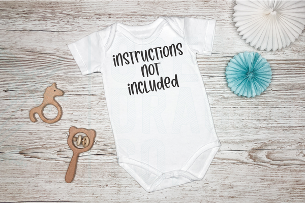Instructions not Included Onesie