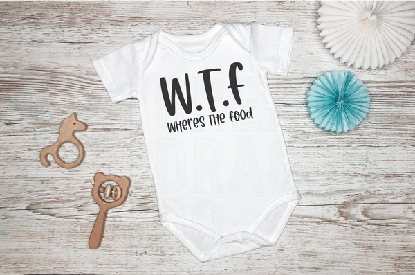 W.T.F Wheres the Food Onesie